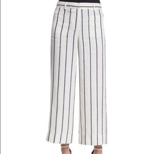 Theory Livdale Wide Leg Linen Pants